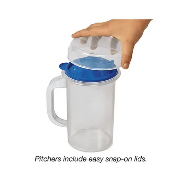 Set of 3 Help-Yourself Pitchers by Lakeshore - Picture 2 of 3